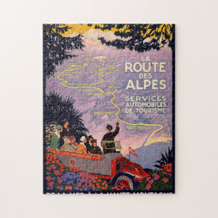 Quebra-cabeça La route des Alpes