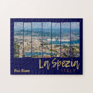 Quebra-cabeça La Spezia Liguria Itália Vintage Souvenir