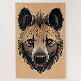 Quebra-cabeça La tête sympathique d'une hyène