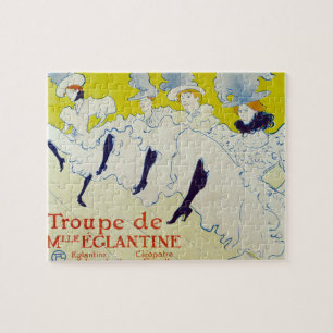 Quebra-cabeça La Troupe de Mlle Eglantine por Toulouse Lautrec