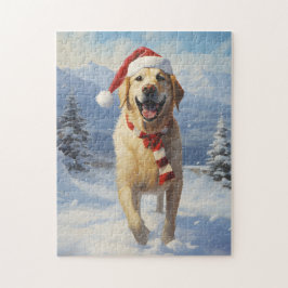 Quebra-cabeça Labrador Christmas