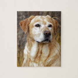 Quebra-cabeça labrador retriever amarelo