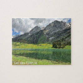 Quebra-cabeça Lac des Confins, Les Aravis, Alpes Franceses