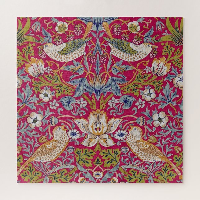 Quebra-cabeça Ladrão de Morango, William Morris (Horizontal)