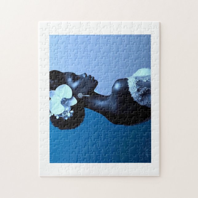 Quebra-cabeça Lady Blue Alicia C. Lacy (Vertical)