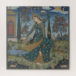 Quebra-cabeça Lady of the Garden - Medieval Grace in Bloom
