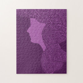 Quebra-cabeça Lady Purple