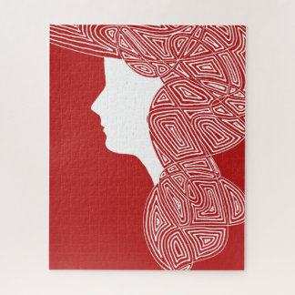 Quebra-cabeça Lady Red