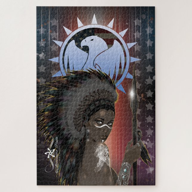 Quebra-cabeça Lady Sioux (Vertical)