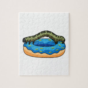 Quebra-cabeça Lagarta com Rosquinha