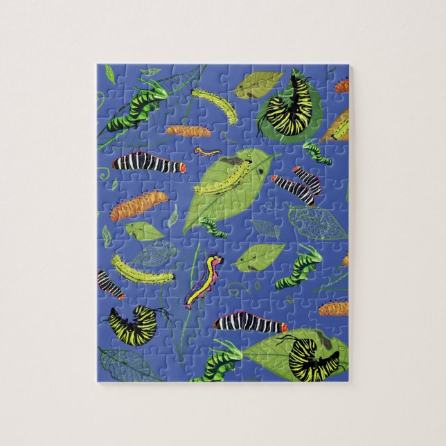 Quebra-cabeça Lagartas para amantes da natureza (Vertical)