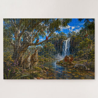 Quebra-cabeça Lagartos & Cachoeira Vida Selvagem Australiana 101