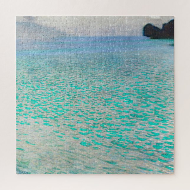 Quebra-cabeça Lago Atter, Gustav Klimt (Vertical)