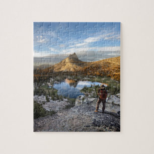 Quebra-cabeça Lago cathedral/pico - fuga de Yosemite - de John
