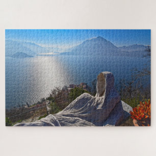 Quebra-cabeça Lago Como - Vezio Ghosts - Itália - 20x30 - 1014 p
