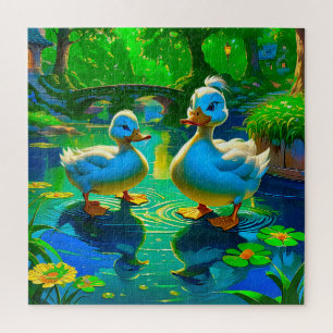 Quebra-cabeça Lago dos Patos Caprichosos