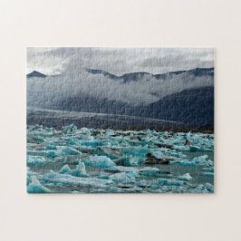 Quebra-cabeça Lago glacial Jokulsarlon - Islândia