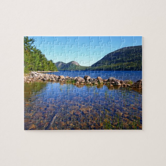 Quebra-cabeça Lago Jordan Pond I no Parque Nacional Acadia (Horizontal)