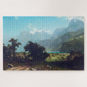 Quebra-cabeça Lago Lucerne, Albert Bierstadt