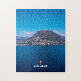 Quebra-cabeça Lago Lugano em Ticino