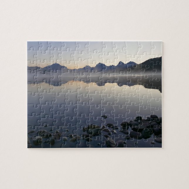 Quebra-cabeça Lago McDonald no Sunrise II (Horizontal)
