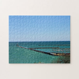 Quebra-cabeça Lago Michigan, Port Washington, WI