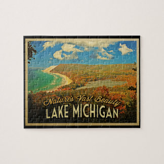 Quebra-cabeça Lago Michigan Vintage