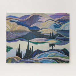 Quebra-cabeça Lago Mirror | Franklin Carmichael |