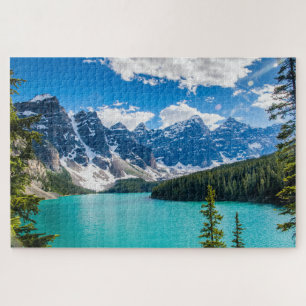 Quebra-cabeça Lago Moraine, Banff National Park