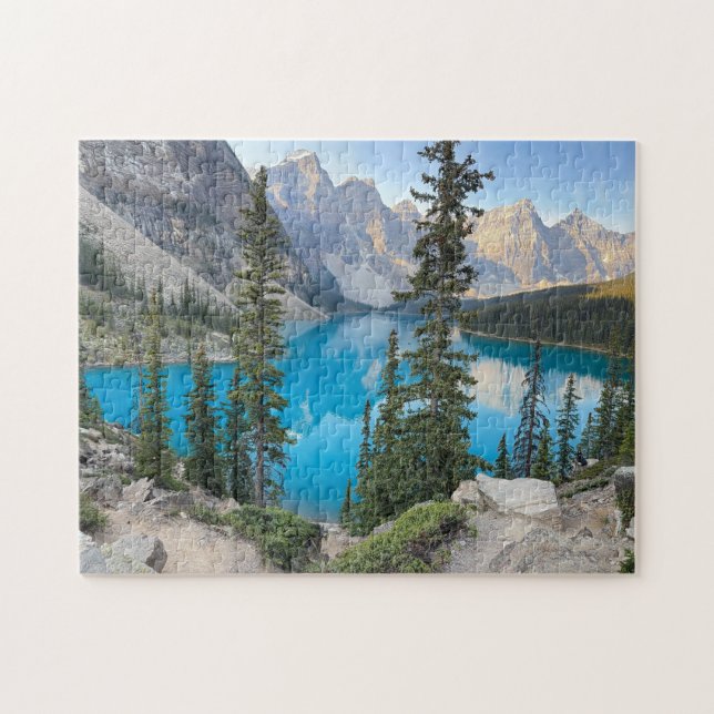 Quebra-cabeça Lago Moraine em Banff Canada (Horizontal)