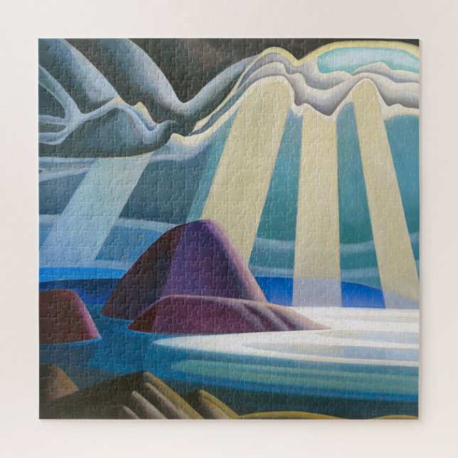 Quebra-cabeça Lago Superior | Lawren Harris | (Vertical)