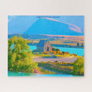 Quebra-cabeça Lago Tekapo Nova Zelândia