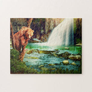 Quebra-cabeça Lago Urso