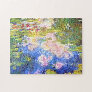 Quebra-cabeça Lagoa Claude Monet do lírio de água