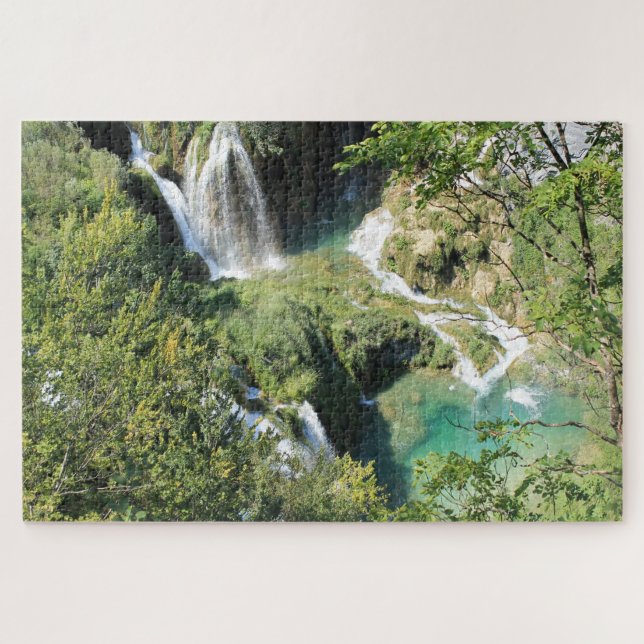 Quebra-cabeça Lagos Plitvice Virgínia (Horizontal)