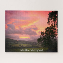 Quebra-cabeça Lake District England Sunset