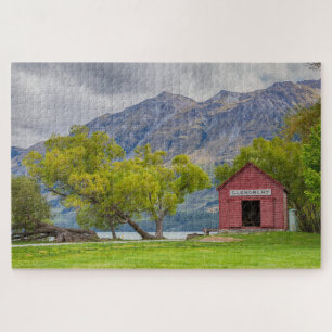Quebra-cabeça Lake Wakatipu Landscape Glenorchy Nova Zelândia
