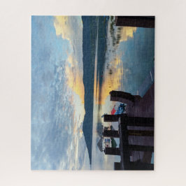 Quebra-cabeça Lakeside View from a Deck