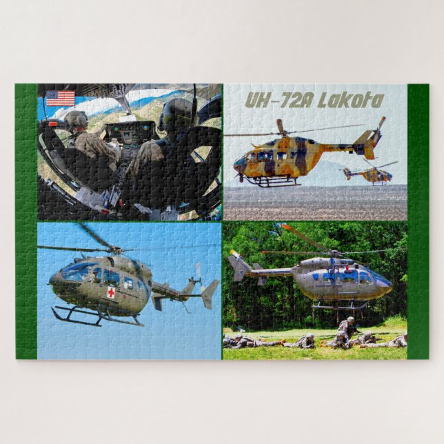 Quebra-cabeça LAKOTA UH-72A (20x30 POLEGADAS) (Horizontal)