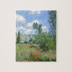 Quebra-cabeça Lane in the Poppy Fields - Claude Monet