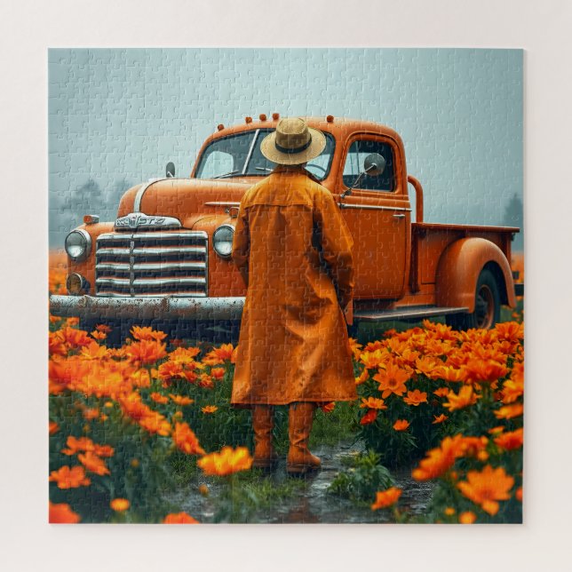 Quebra-cabeça Laranja (Vertical)