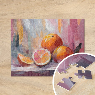 Quebra-cabeça Laranjas Ainda Vidas Arte Impressionista Moderna