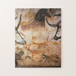 Quebra-cabeça Lascaux Bulls Pintura Em Cavernas De Buffalo