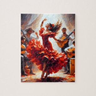 Quebra-cabeça Latina Latina Flamenco Espanhola Mexicana