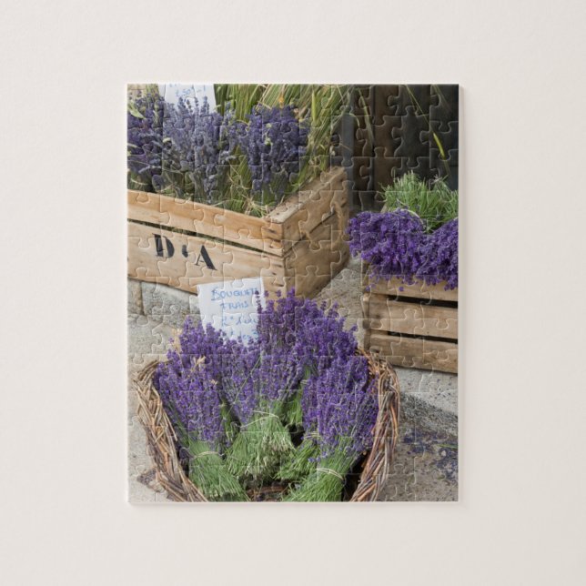 Quebra-cabeça Lavanda à venda, Provença, França (Vertical)