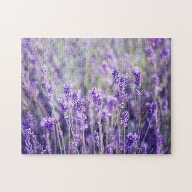Quebra-cabeça Lavanda Floral (Horizontal)