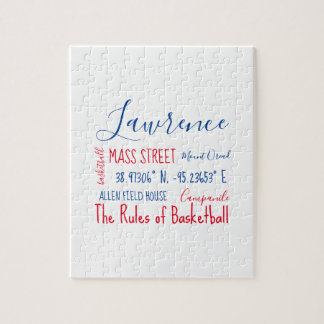 Quebra-cabeça Lawrence Kansas Subway Art