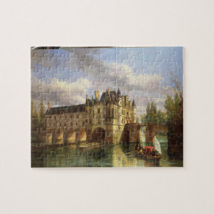 Quebra-cabeça Le Castelo de Chenonceau, 1843 (óleo em canvas)