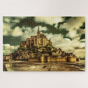 Quebra-cabeça Le Mont Santo Michel, França.