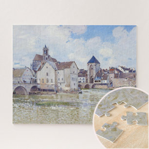 Quebra-cabeça Le Pont de Moret, Alfred Sisley